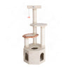 Bison Pets Cat Tree Tower with Condo, Sisal-Wrapped Posts and Perch, KHAKI