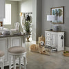 Magnolia Manor Pet Feeder Cabinet in Antique White
