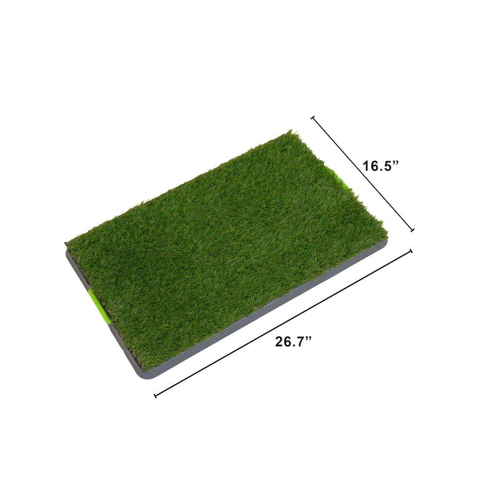 26.7in. x 16.5in. UV Artificial Pet Potty Grass Training Pad (In/Out)