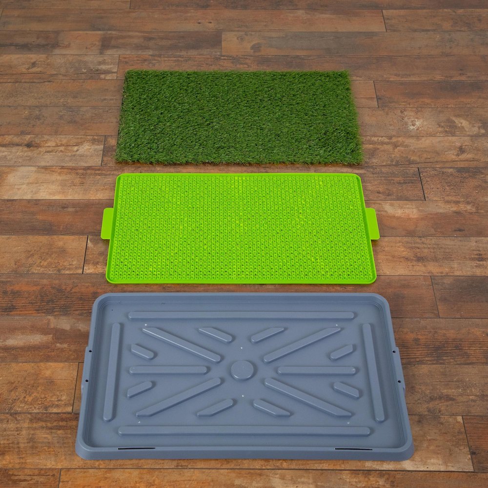 26.7in. x 16.5in. UV Artificial Pet Potty Grass Training Pad (In/Out)