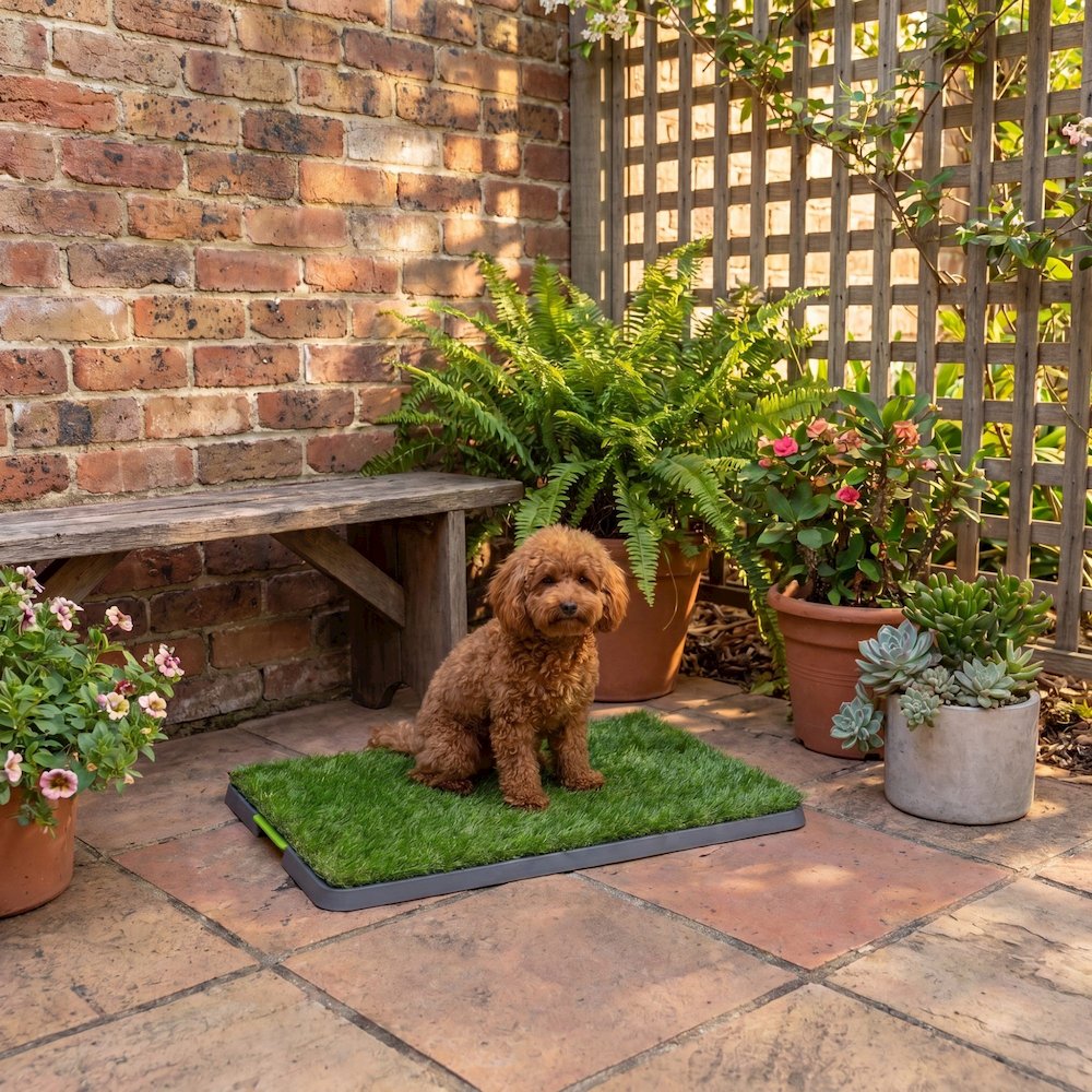 26.7in. x 16.5in. UV Artificial Pet Potty Grass Training Pad (In/Out)