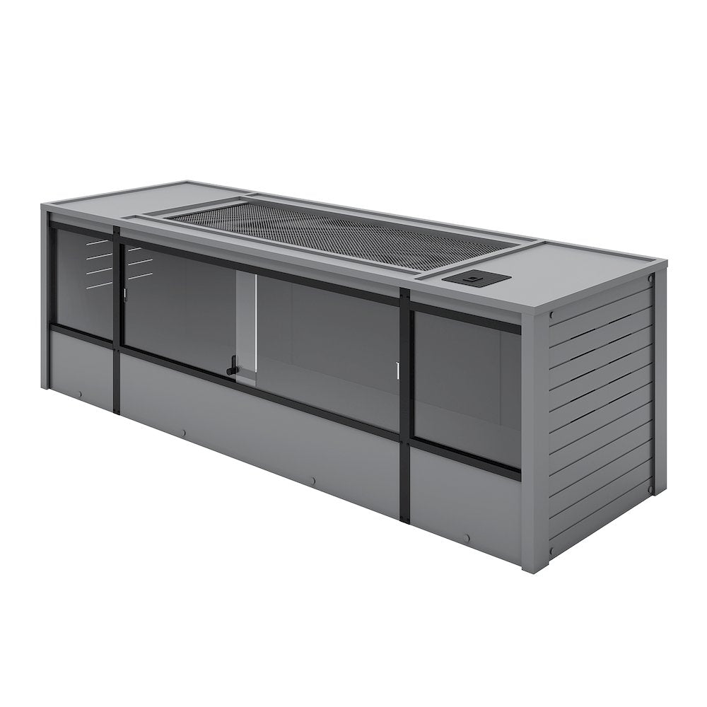 Mojave 72" ECOFLEX Reptile Habitat Lounge in Grey