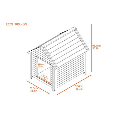 ECOFLEX Bunk Style Dog House - Large