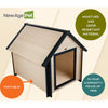 ECOFLEX® Bunk Style Dog House - X-Large