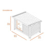 ECOFLEX® Lodge Style Dog House - Medium