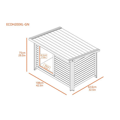 ECOFLEX® Lodge Style Dog House -X Large