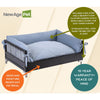 ECOFLEX® Manhattan Raised Dog Bed with Cushion Large