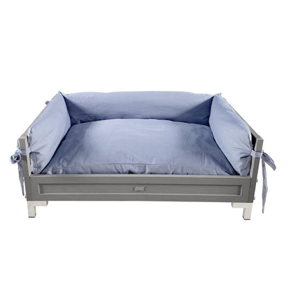 ECOFLEX® Manhattan Raised Dog Bed with Cushion - Grey