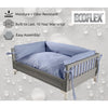 ECOFLEX® Manhattan Raised Dog Bed with Cushion - Grey