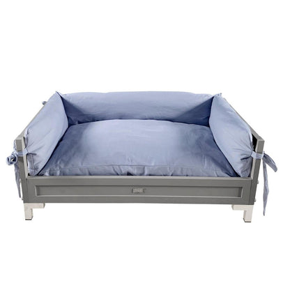 ECOFLEX® Manhattan Raised Dog Bed with Cushion - Grey