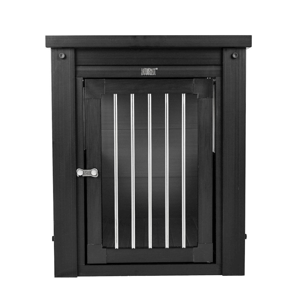 ECOFLEX® Dog Crate End Table - Espresso Medium