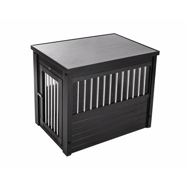 ECOFLEX® Dog Crate End Table - Espresso Medium