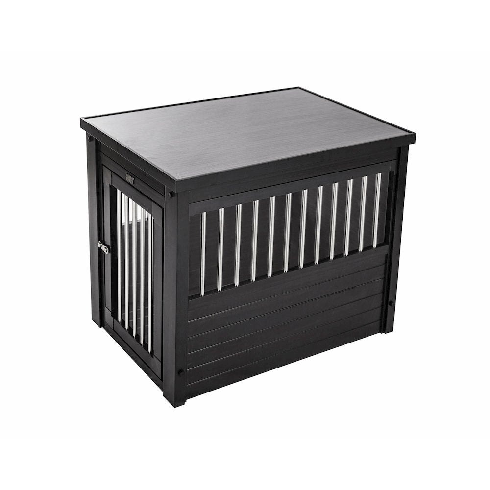 ECOFLEX® Dog Crate End Table - Espresso Medium