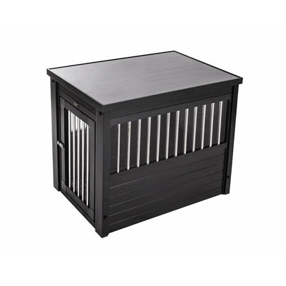 ECOFLEX® Dog Crate End Table - Espresso Medium
