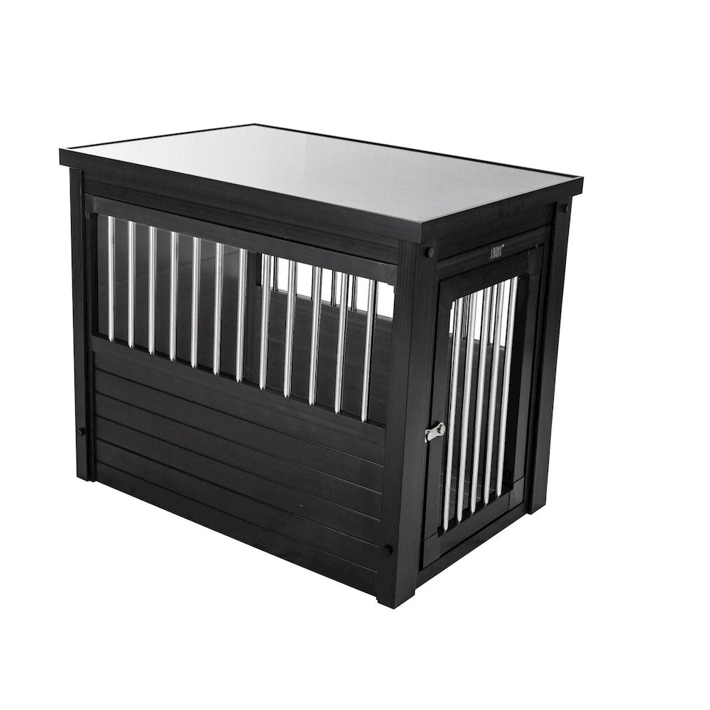 ECOFLEX® Dog Crate End Table - Espresso Medium