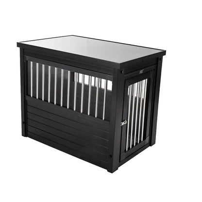 ECOFLEX® Dog Crate End Table - Espresso Medium
