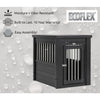 ECOFLEX® Dog Crate End Table - Espresso Medium