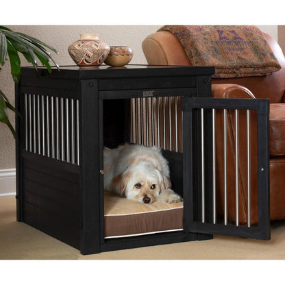 ECOFLEX® Dog Crate End Table - Espresso Medium