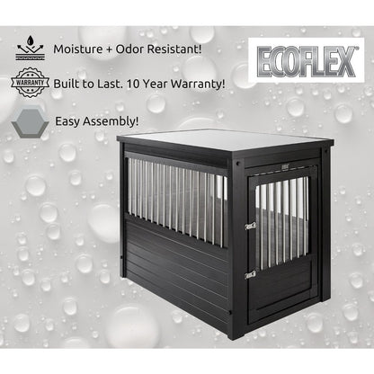 ECOFLEX® Dog Crate End Table - Espresso Large