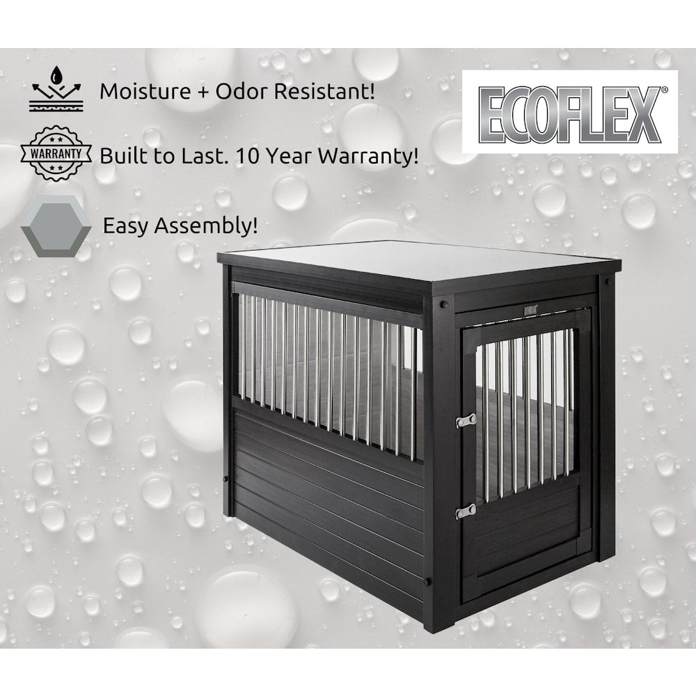 ECOFLEX® Dog Crate End Table - Espresso X-Large