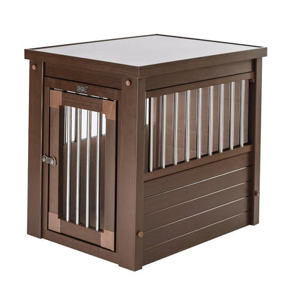 ECOFLEX® Dog Crate End Table - Russet Small
