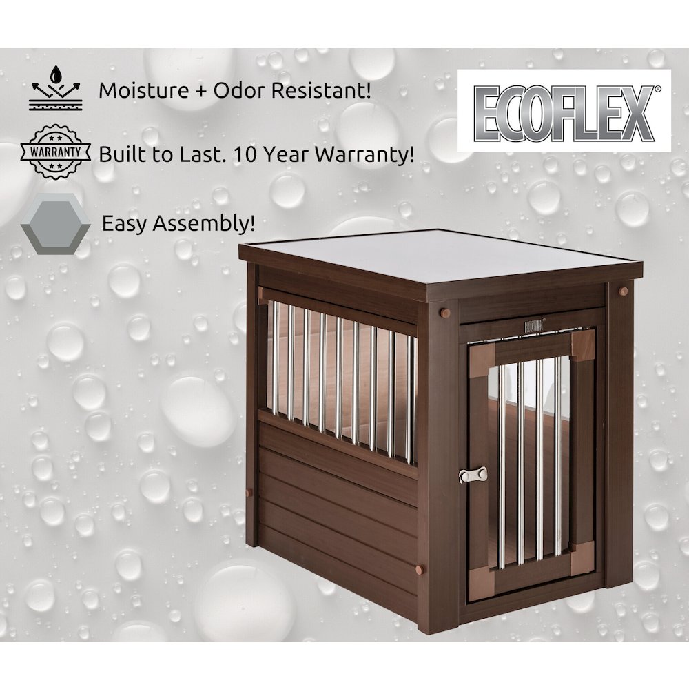 ECOFLEX® Dog Crate End Table - Russet Medium