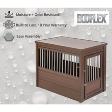 ECOFLEX® Dog Crate End Table - Russet Large