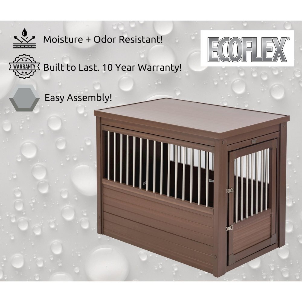ECOFLEX® Dog Crate End Table - Russet X-Large