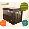 ECOFLEX® Dog Crate End Table - Russet X-Large