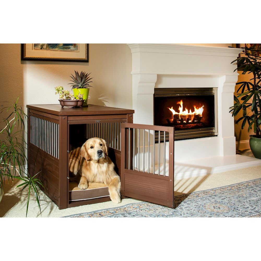 ECOFLEX® Dog Crate End Table - Russet X-Large