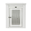 ECOFLEX® Dog Crate End Table - Antique White Small