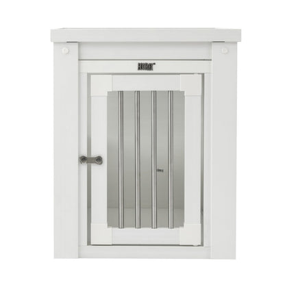 ECOFLEX® Dog Crate End Table - Antique White Small