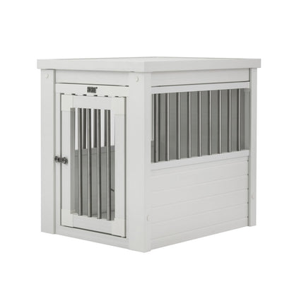 ECOFLEX® Dog Crate End Table - Antique White Small