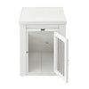 ECOFLEX® Dog Crate End Table - Antique White Small