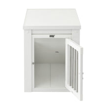ECOFLEX® Dog Crate End Table - Antique White Small