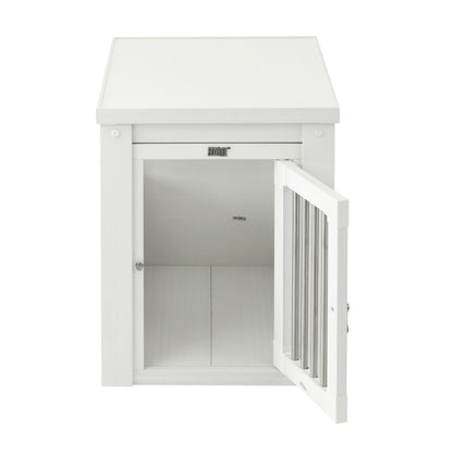 ECOFLEX® Dog Crate End Table - Antique White Small