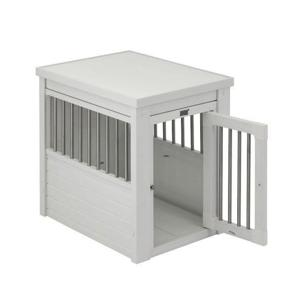 ECOFLEX® Dog Crate End Table - Antique White Small