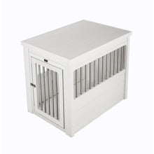 ECOFLEX® Dog Crate End Table - Antique White Medium
