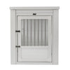 ECOFLEX® Dog Crate End Table - Antique White Large