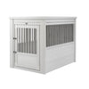 ECOFLEX® Dog Crate End Table - Antique White Large