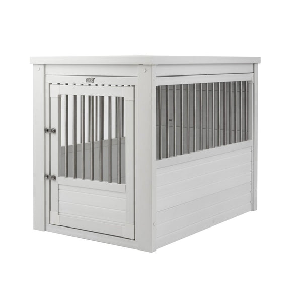 ECOFLEX® Dog Crate End Table - Antique White Large