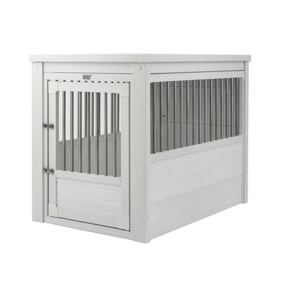 ECOFLEX® Dog Crate End Table - Antique White Large