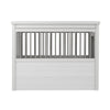 ECOFLEX® Dog Crate End Table - Antique White Large