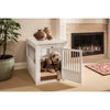 ECOFLEX® Dog Crate End Table - Antique White Large
