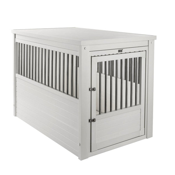 ECOFLEX® Dog Crate End Table - Antique White X-Large