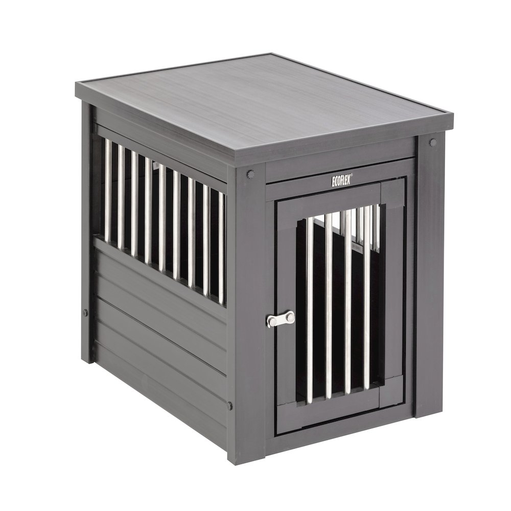 ECOFLEX® Dog Crate End Table - Grey Small