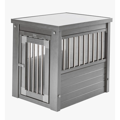 ECOFLEX® Dog Crate End Table - Grey Small