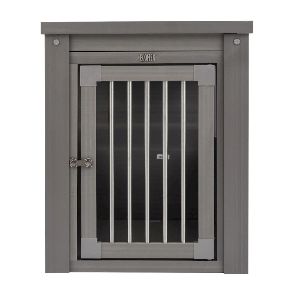 ECOFLEX® Dog Crate End Table - Grey Medium