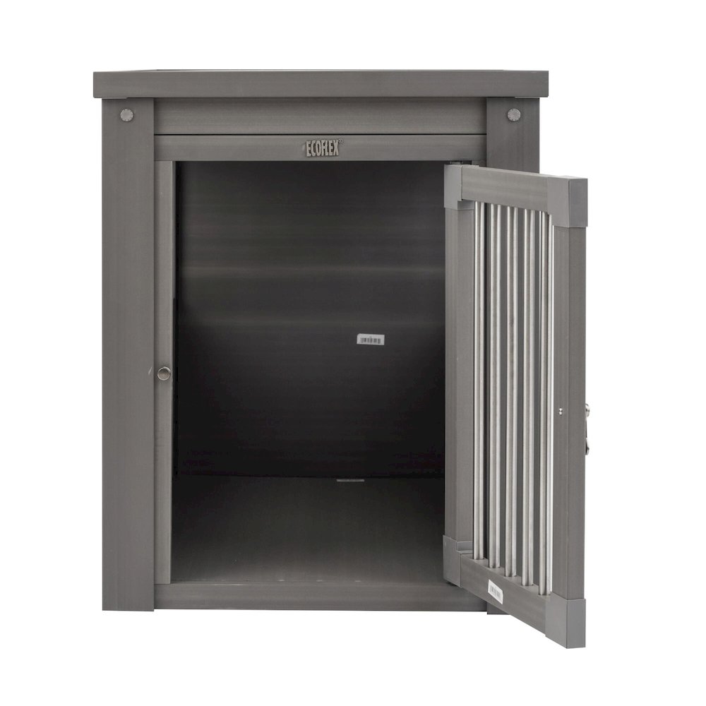 ECOFLEX® Dog Crate End Table - Grey Medium