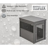 ECOFLEX® Dog Crate End Table - Grey Medium